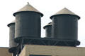 Water towers on Mill City Museum. Minneapolis, MN.