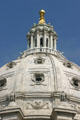 Dome details of Minnesota State Capitol. St. Paul, MN.