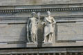 Carved classical figures on Minnesota State Capitol. St. Paul, MN.