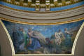 Section on agriculture of Rotunda mural "The Civilization of the Northwest" by Edward Emerson Simmons at Minnesota State Capitol. St. Paul, MN.