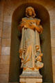Statue of St Matthew with winged angel at Cathedral of Saint Paul. St. Paul, MN.