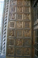 Bronze doors of Mayo Clinic Plummer Building. Rochester, MN.