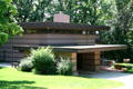 Overhangs of James B. McBean House by Frank Lloyd Wright. Rochester, MN.