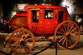 Stage coach at Gateway Arch museum. St Louis, MO.
