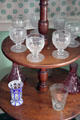Glassware at General Daniel Bissell House. St. Louis, MO.