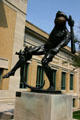 Bronze Hercules & Hydra by Mathias Gasteiger outside St. Louis Art Museum. St Louis, MO.
