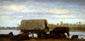 Nooning on the Platte by Albert Bierstadt at St. Louis Art Museum. St Louis, MO.