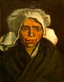 Head of Peasant Woman by Vincent van Gogh at St. Louis Art Museum. St Louis, MO.