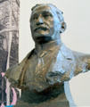 Bust of David R. Francis who served as president of the St Louis World's Fair at Missouri History Museum. St. Louis, MO.
