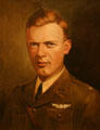 Portrait of Cadet Charles Lindbergh by Medart at Missouri History Museum. St Louis, MO.