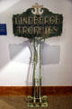 Lindbergh Trophies sign at Missouri History Museum. St Louis, MO.