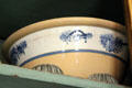 Ceramic bowl with blue pattern at Campbell House Museum. St. Louis, MO.