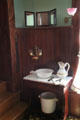 Wash stand, pitcher & basin at Campbell House Museum. St. Louis, MO.