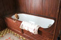 Antique bathtub at Campbell House Museum. St. Louis, MO.