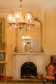 Fireplace in parlor at Chatillon-DeMenil Mansion. St. Louis, MO.
