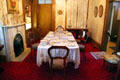 Dining room at Chatillon-DeMenil Mansion. St. Louis, MO.