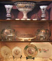 Collection of China & silver at Chatillon-DeMenil Mansion. St. Louis, MO.