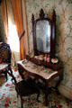 Vanity table with mirror at Chatillon-DeMenil Mansion. St. Louis, MO.