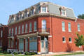 Corner heritage house in Cherokee-Lemp Historic District. St. Louis, MO.