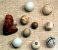 Marbles used for recreation by slaves found at Ulysses S. Grant NHS. St. Louis, MO.
