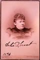Julia D. Grant cabinet card portrait at his NHS. St. Louis, MO.