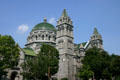 Dome & towers of Saint Louis Cathedral. St Louis, MO.