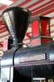 Boston & Providence "Daniel Nason" steam locomotive detail at St. Louis Museum of Transportation. St. Louis, MO.