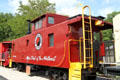 Northwest Pacific Caboose #1080 at St. Louis Museum of Transportation. St. Louis, MO.