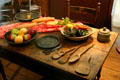 Kitchen table of Mark Twain Boyhood Home. Hannibal, MO.