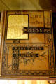 Life on the Mississippi book by Mark Twain at Mark Twain Museum. Hannibal, MO.