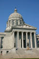 Neoclassical features of Missouri State Capitol. Jefferson City, MO