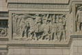 Spanish conquistadors frieze relief by Alexander Stirling Calder on Missouri State Capitol. Jefferson City, MO.