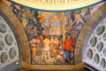 Home Makers dome mural by Frank Brangwyn at Missouri State Capitol. Jefferson City, MO.