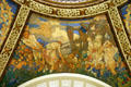 Art rotunda mural by Frank Brangwyn at Missouri State Capitol. Jefferson City, MO.