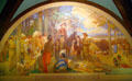 Surrender of the Miamis to General Henry Dodge 1814 mural by Oscar Edmund Berninghaus at Missouri State Capitol. Jefferson City, MO.