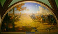 Battle of Westport Oct. 23, 1864 mural by Newell Convers Wyeth at Missouri State Capitol. Jefferson City, MO.