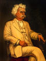 Mark Twain portrait at Missouri State Capitol. Jefferson City, MO.
