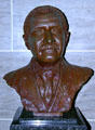 Agricultural scientist George Washington Carver bust by William J. Williams at Missouri State Capitol. Jefferson City, MO.