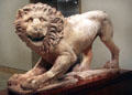 Greek lion from Attica at Nelson-Atkins Museum. Kansas City, MO.