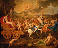 Triumph of Bacchus painting by Nicolas Poussin at Nelson-Atkins Museum. Kansas City, MO.