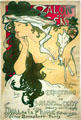 Salon des Cent/XXme Exposition poster by Alphonse Mucha at Nelson-Atkins Museum. Kansas City, MO