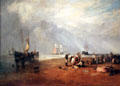 Fish Market at Hastings Beach painting by Joseph Mallord William Turner at Nelson-Atkins Museum. Kansas City, MO.