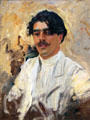 Portrait of Argentinean painter Francisco Bernareggi by John Singer Sargent at Nelson-Atkins Museum. Kansas City, MO.