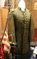 Union officer's Civil War frock coat & swords at 1859 Jail Museum. Independence, MO.