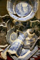 Ironstone China pieces found in wreck at Steamboat Arabia Museum. Kansas City, MO.