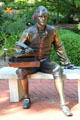 Thomas Jefferson sculpture by George Lundeen on quad of University of Missouri. Columbia, MO.