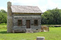 Pop Collins log cabin at Boone County Historical Museum. Columbia, MO