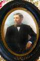 Portrait of Anderson Shippe, Harry's grandfather, at Truman Birthplace House. Lamar, MO.
