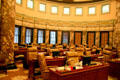 Senate chamber of Mississippi State Capitol. Jackson, MS.