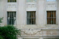Carved Art Deco Eagle over entrance of Jackson Federal Building. Jackson, MS.